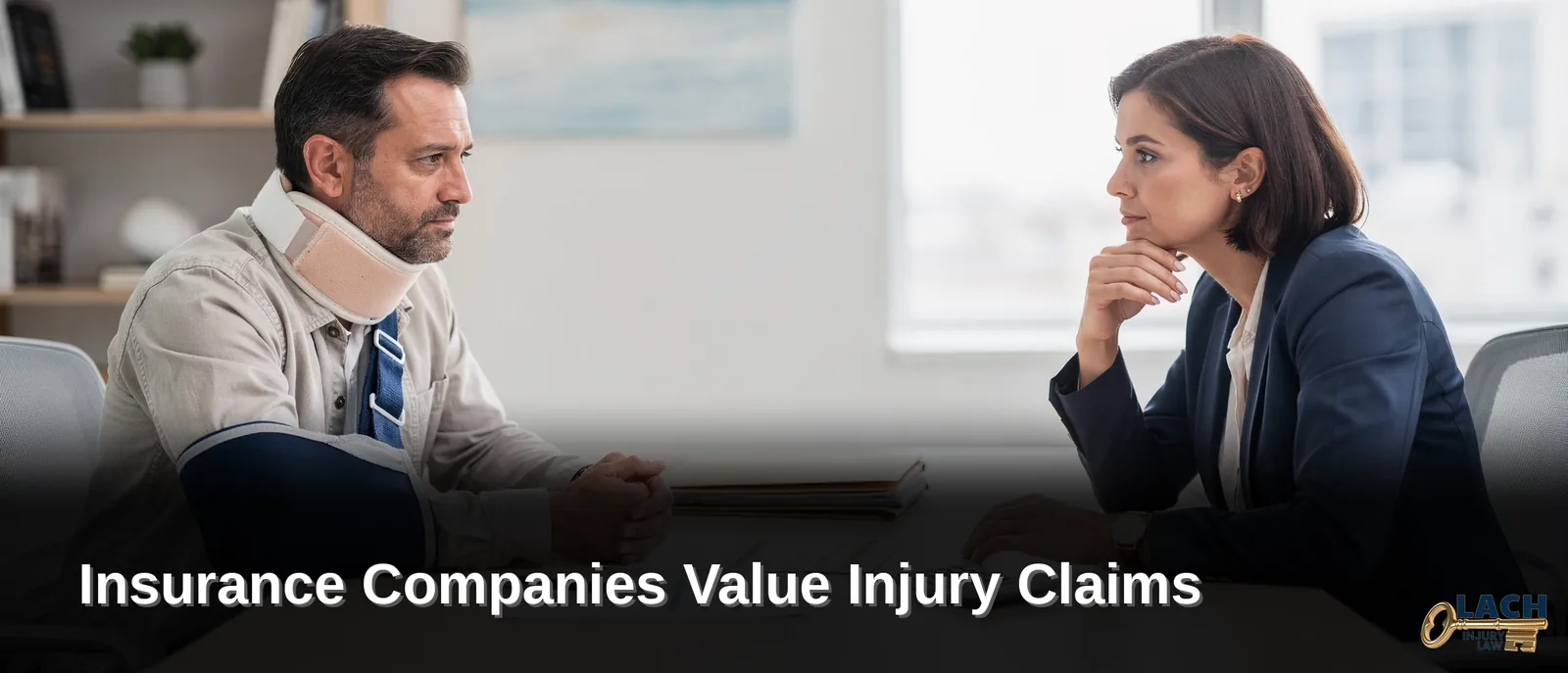 Insurance adjusters determine settlement amounts based on economic damages, non-economic damages, and policy limits.; Medical