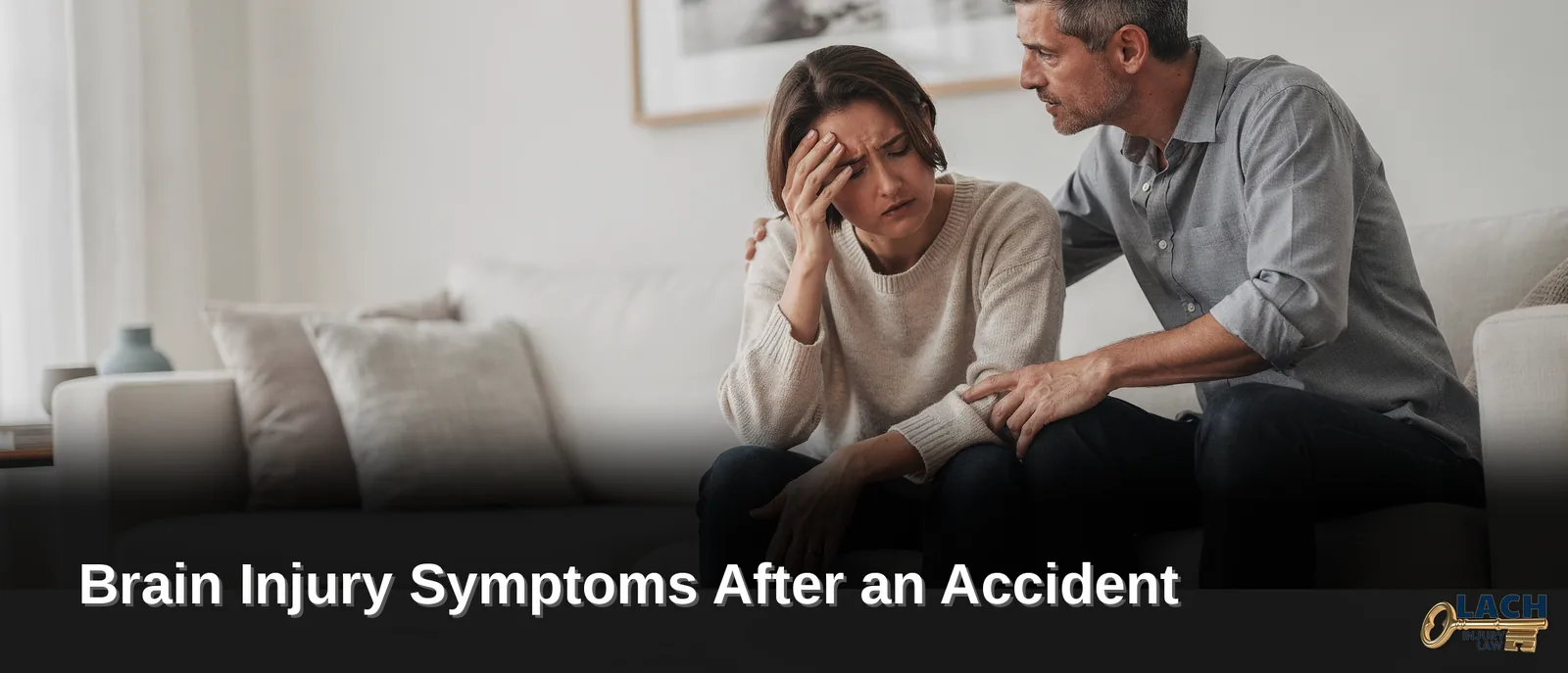 Traumatic brain injury symptoms often begin the moment a violent blow or jolt strikes