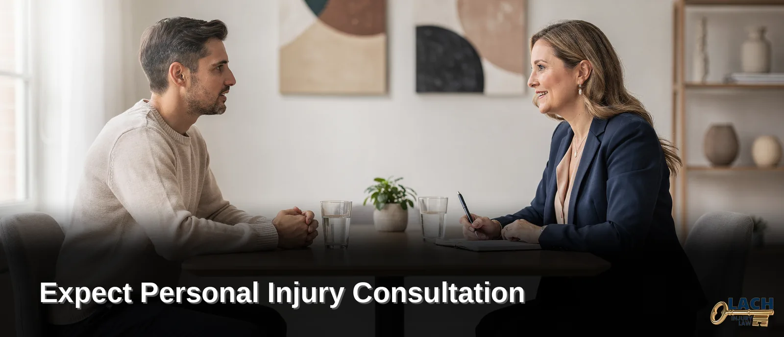 The initial consultation allows the attorney to evaluate the merits of your case while you