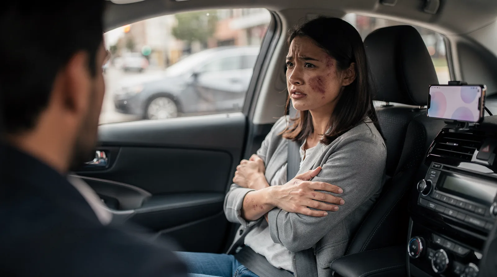 When the Uber or Lyft driver's negligence causes the collision, that driver bears responsibility